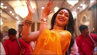 Rituparna Sengupta Dancing to Durga Puja 2024 Mumbai [upl. by Rossing]