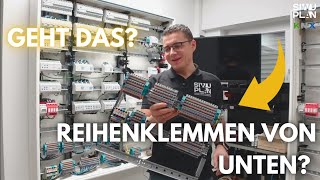 Geht das Reihenklemmen von unten KNX Schaltschrank Auflegen  Anklemmen I Phoeenix PTI Klemmen [upl. by Aamsa]