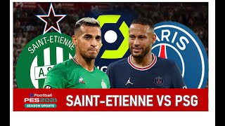 🔴 LIVE SAINTETIENNE VS PARIS SAINTGERMAIN PES 2021  LIGUE 1 UBER EATS WHO CAN STOP THEM ❓ [upl. by Ased]