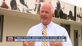 Pasco school district donates school buses [upl. by Nalor]