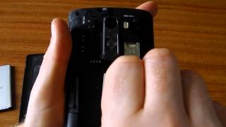 How to insert SIM card in LG G3 [upl. by Arikal]