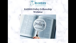 R4HSSS Policy Fellowship webinar ARABIC [upl. by Aztiray793]