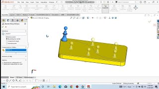 Sketch Drive component pattern in solidworks asembly [upl. by Eliath622]