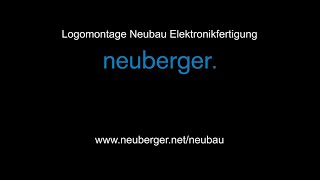 Neuberger Gebäudeautomation GmbH Timelapse Logomontage Neubau Elektronikfertigung Rothenburg odT [upl. by Guyer]