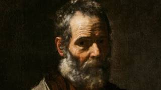 Philosopher with a Globe Anaxagoras Jusepe de Ribera 1630 [upl. by Tahp]