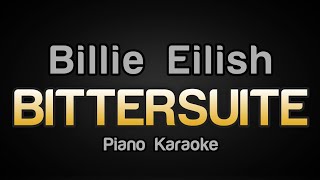 Billie Eilish  BITTERSUITE Karaoke Version [upl. by Casanova]