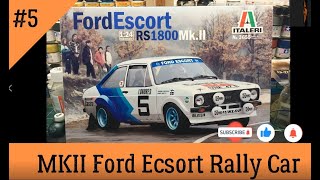 Episode 5 of my Italeri 124th Ford Escort RS1800 MKII [upl. by Demah]