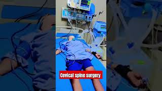 Ventilator support  Cervical spine surgery  Ajeet Singh medical ki duniya [upl. by Bentlee]