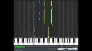 Nuvole Bianche  Ludovico Einaudi Tutorial  MIDI [upl. by Mollee]