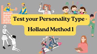 Test your personality type using Holland Code Method 1 [upl. by Orabla]