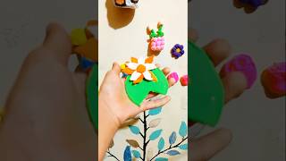 DIY easy clay art art diy craft viralvideo youtube youtubeshorts shorts shortvideo [upl. by Ocire835]