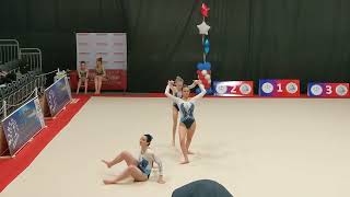 Yate Acrogymnastics Grades Competition Grade 4 Womens Groups [upl. by Ycaj]