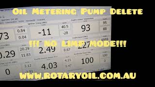 Oil metering pump delete tune for S1 RX8s  rotaryoilcomau [upl. by Durst]