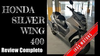 HONDA SILVERWING 400  Review Completo [upl. by Ainoz]