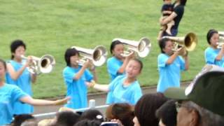 20100704USNavy Atsugi 3Mercury Winds Marching Band情熱大陸 [upl. by Htrowslle]