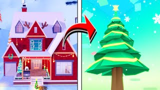 Secret Giant Christmas Tree Room Hidden In The New Christmas House In Roblox Livetopia [upl. by Drageruaeb280]