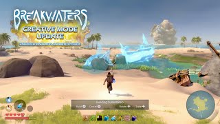 Breakwaters  Creative Mode update unlimited resources unlimited power [upl. by Ahseryt805]