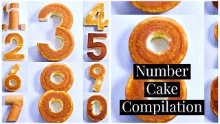 NUMBER CAKE COMPILATION NO NUMBER CAKE MOLDS [upl. by Ainoda239]