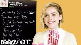 Kiernan Shipka Creates the Playlist to Her Life  Teen Vogue [upl. by Ezaria250]