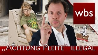 quotAchtung Pleitequot App ist nun illegal  Rechtsanwalt Christian Solmecke [upl. by Eronel181]