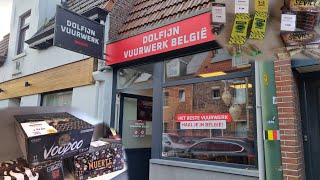 Dolfijn Vuurwerk  Winkel Bezoek   België Trip [upl. by Kinnie963]