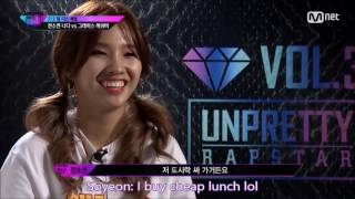 ENG SUBS Jeon SoyeonNada vs AshBGrace 2v2 Diss Battle UNPRETTY RAPSTAR 3 [upl. by Yenffit102]