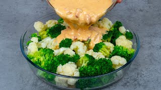 Recette super savoureuse au brocoli et choufleur Essayez cette sauce au yaourt [upl. by Darn]