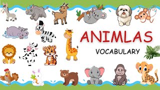 Animal Vocabulary For Kids Learn Animal Vocabulary Kids Vocabulary [upl. by Dlawso]