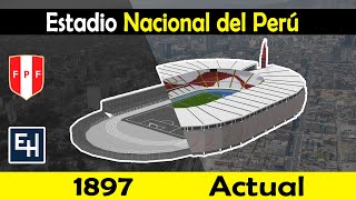 La transformación e historia del Estadio Nacional del Perú con Modelos 3D de 1897 a la actualidad [upl. by Reklaw931]