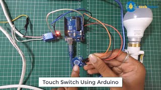 Capacitive Touch Switch using Arduino for Home [upl. by Rodavlas]