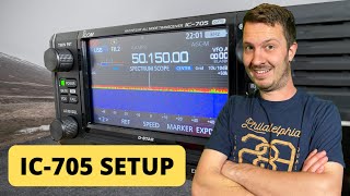 Icom IC705 Basic Setup and Overview [upl. by Kalie444]