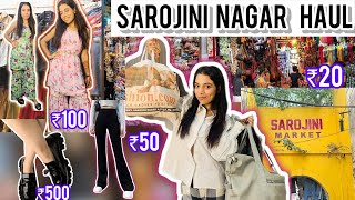 SAROJINI NAGAR HAUL sarojini latest collection starting from ₹50 sarojini footweartopgym wear [upl. by Zimmer]