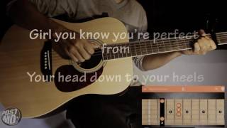 VERSACE ON THE FLOOR  BRUNO MARS GUITAR TUTORIAL  COVER  KARAOKE  LYRICS amp CHORDS [upl. by Yenroc587]