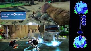 Ratchet and Clank Full Frontal Assault coop pt2 [upl. by Anelej]