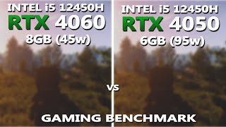 Laptop RTX 4050 vs RTX 4060 Gaming Benchmark Test  Tested in 10 Games  Which one is Enough [upl. by Mavis]