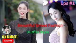 Beautiful Street Fashion Outfits Style EPs 1 beautiful fashion youtube foryou [upl. by Suh321]