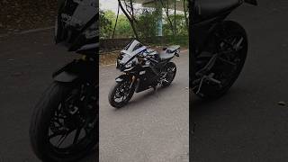 Yamaha R15 V4 Apollo Alpha H1 Tyre  R15 V4 Black Modified yamaha modified bike umaracing [upl. by Runck]