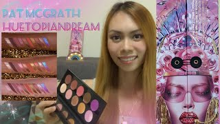 Pat Mcgrath Huetopian Dream swatches comparison to Divine Rose 2 [upl. by Atilehs]