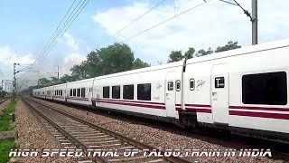 First Trial In Fastest Railroad Sector Of Talgo [upl. by Gloria]