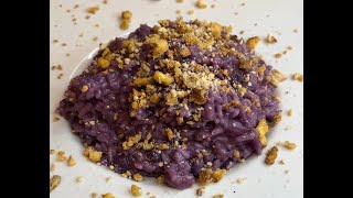 Risotto al Cavolo Viola e tofu Cremoso e Veloce [upl. by Aicilf118]