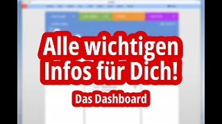 Alle wichtigen Infos für Dich ⏰ Das Dashboard im Rechnungsprogramm AZURO office [upl. by Anayhd]