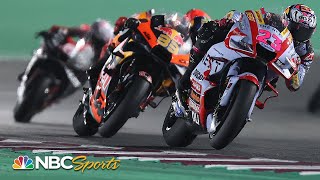 MotoGP Qatar Grand Prix  EXTENDED HIGHLIGHTS  3622  Motorsports on NBC [upl. by Tedder]