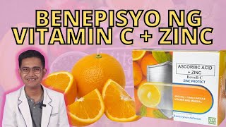 BENEPISYO NG VITAMIN C AT ZINC  BEWELL C ZINC PROTECT [upl. by Gennie857]