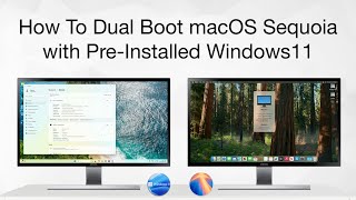 How to Dual Boot macOS Sequoia with Preinstalled Windows 11  Step By Step  Hackintosh [upl. by Fry]