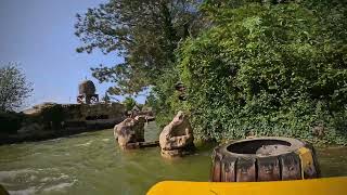 Gold River  Walibi Rhône Alpes  on ride POV [upl. by Ellga]