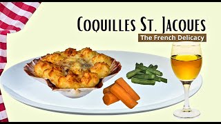 How to make Coquilles Saint Jacques  Scallops Au Gratin  Gallic Seafood recipe [upl. by Lantha]