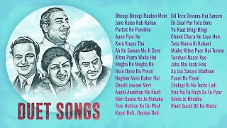 Full List Best Evergreen Duet Songs  Lata Mangeshkar  Kishore Kumar  Mohammed Rafi  Golden Hits [upl. by Analeh]