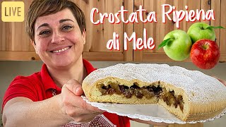 🍎 CROSTATA RIPIENA DI MELE 🍎 Ricetta in Diretta con Benedetta [upl. by Hara]