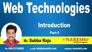 Introduction to Web Technologies  Part 1  Web Technologies Tutorial [upl. by Peirsen887]