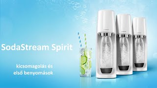 SodaStream Spirit kicsomagolás és első benyomások [upl. by Kieryt]